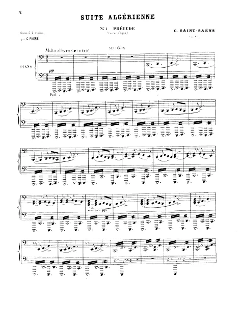First page of Suite algérienne