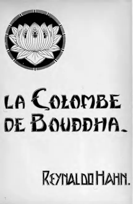 First page of La colombe de Bouddha