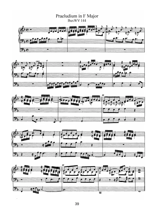 First page of Prelude in F major