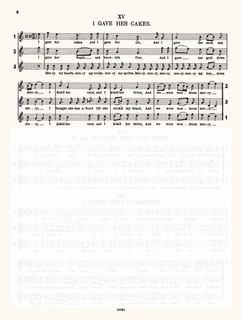 First page of I Gave Her Cakes