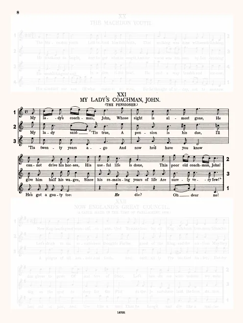 First page of My Lady's Coachman, John