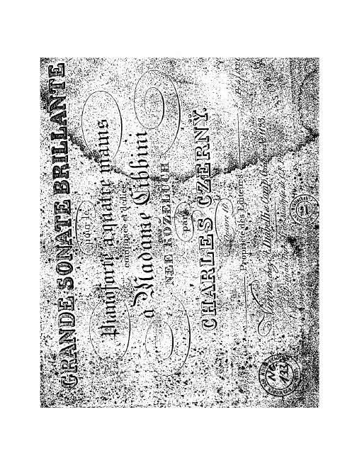 First page of Grande sonate brillante