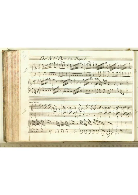 First page of Minuetto con variazioni