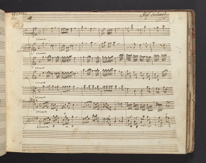 First page of Concerto Grosso in E minor