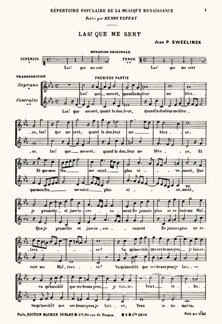 First page of Las que me sert