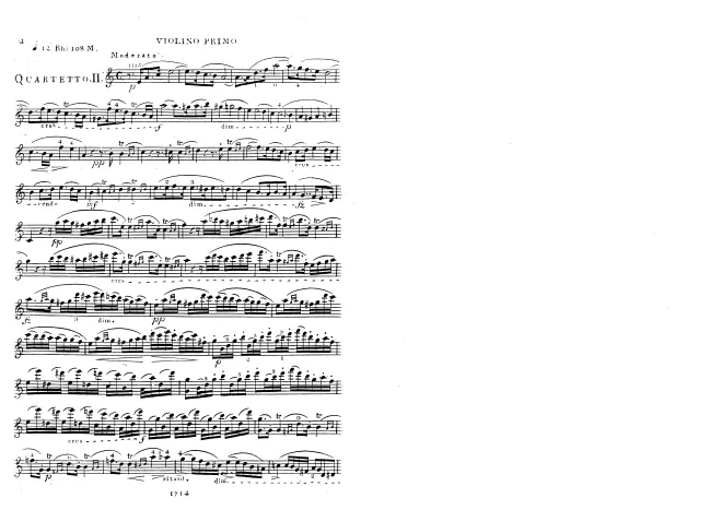 First page of String Quartet No.16