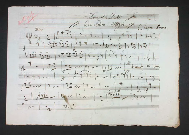 First page of Dominus a dextris