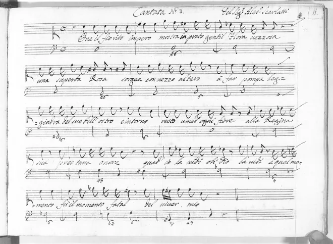 First page of Ove il fiorito impero mostra