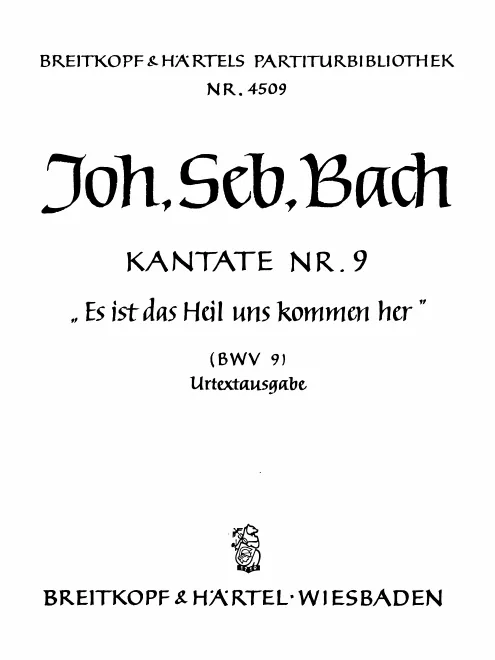 First page of Es ist das Heil uns kommen her