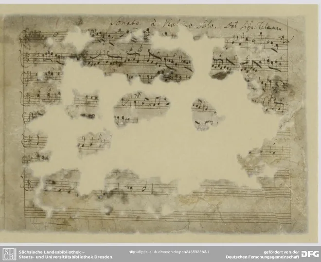 First page of Violin Sonata in