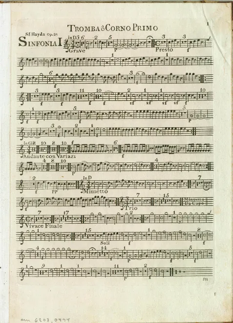 Trumpet 1 (or Horn 1) (D/G)
