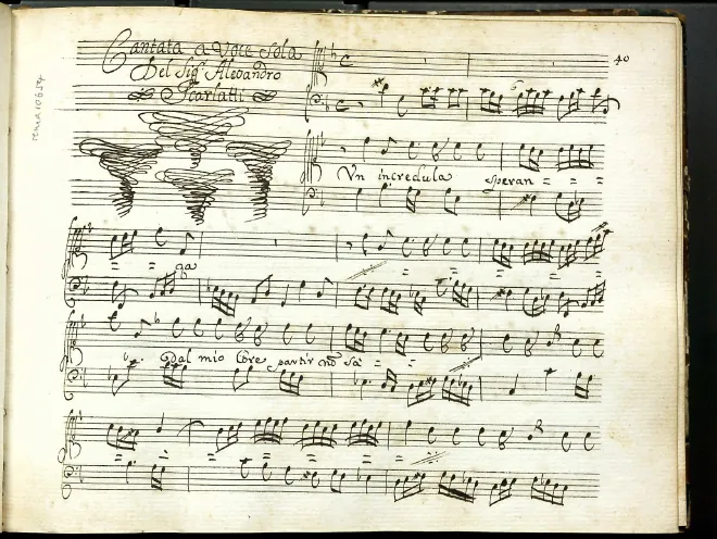 First page of Un incredula speranza