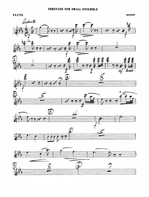 First page of Serenata