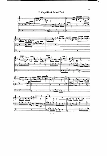 First page of Magnificat primi toni