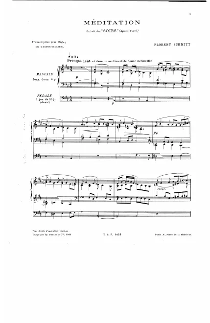 First page of Soirs