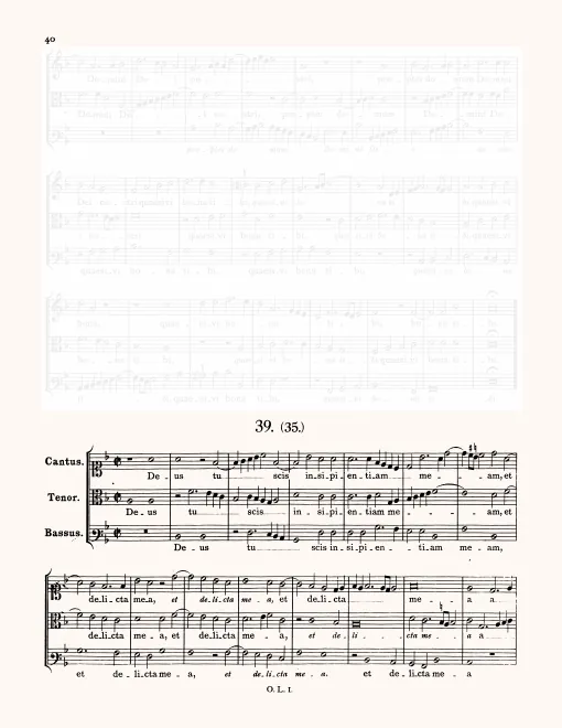 First page of Deus, tu scis insipientiam meam