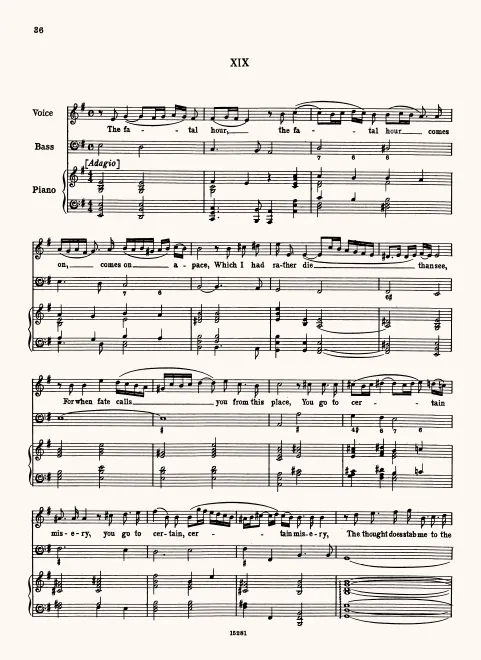 First page of The Fatal Hour Comes On