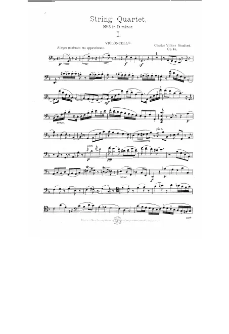 First page of String Quartet No.3