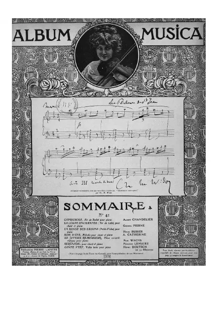 First page of La coupe enchantée