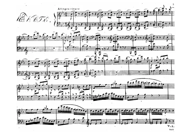 First page of Piano Sonata
