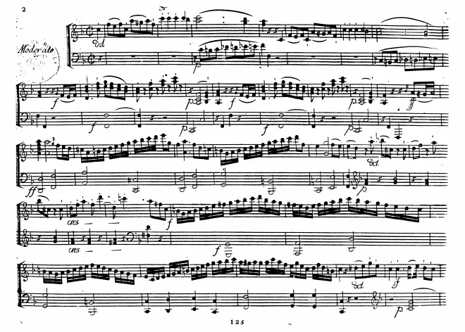 First page of 2 Keyboard Sonatas