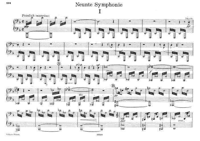 First page of Symphony No.9