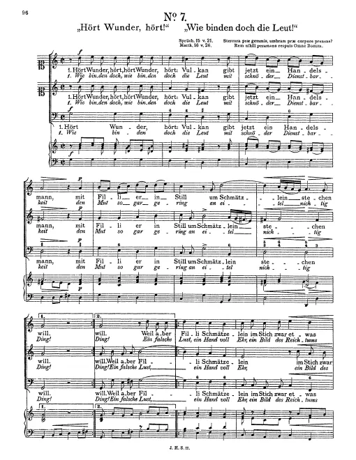 First page of Hört Wunder, hört!