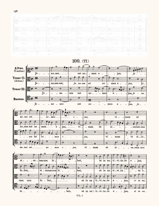 First page of Joannes est nomen eius