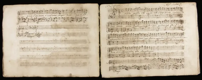 First page of Perfida Filli ingrata ; Costanza