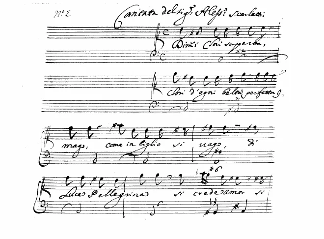 First page of Dimmi Clori superba ; Clori superba