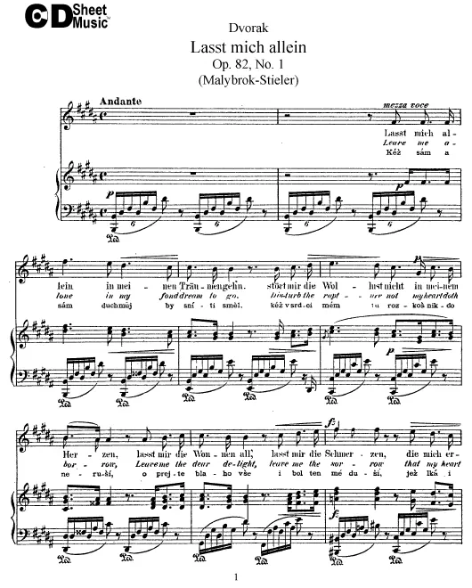 First page of 4 Songs