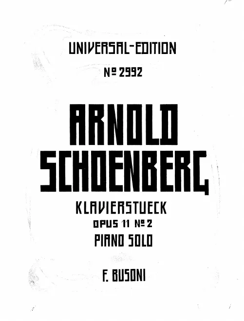 First page of Drei Klavierstücke