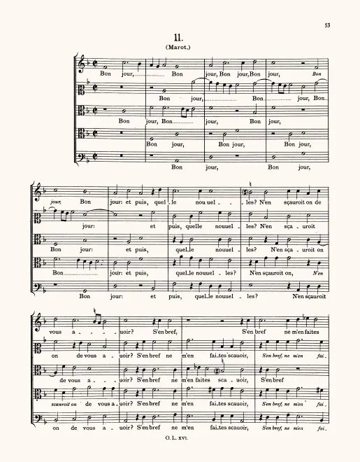 First page of Bon jour et puis