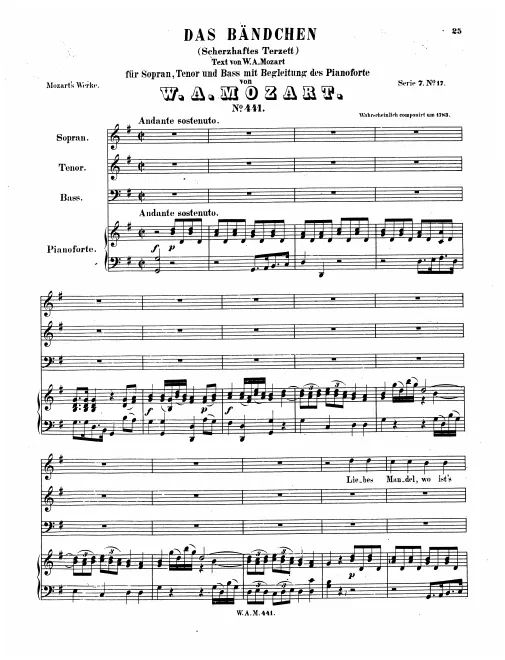 First page of Das Bandel