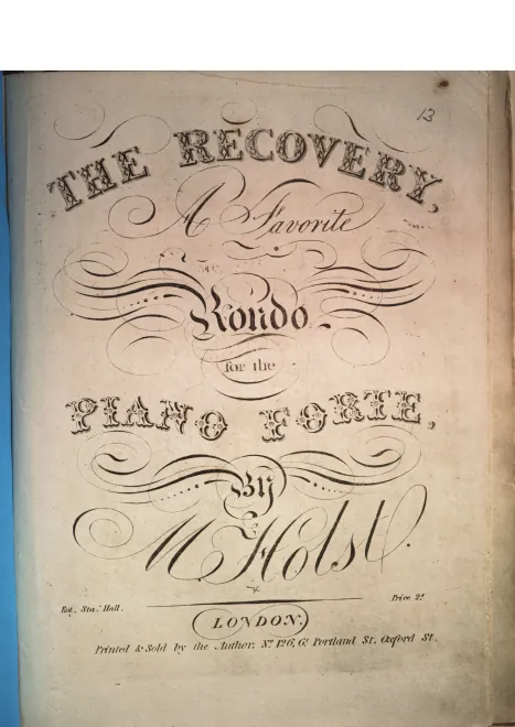 First page of The Recovery