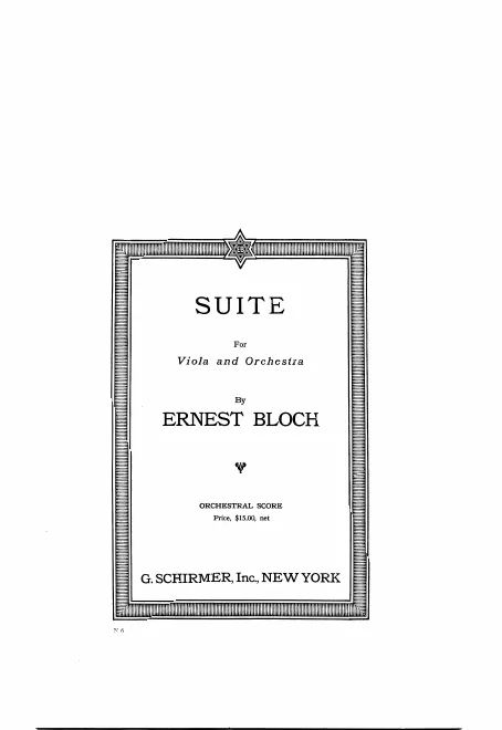 First page of Suite