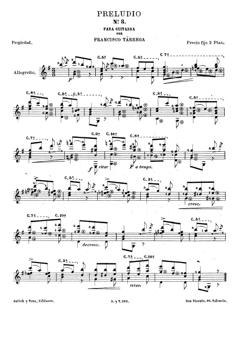 First page of Prelude No.3