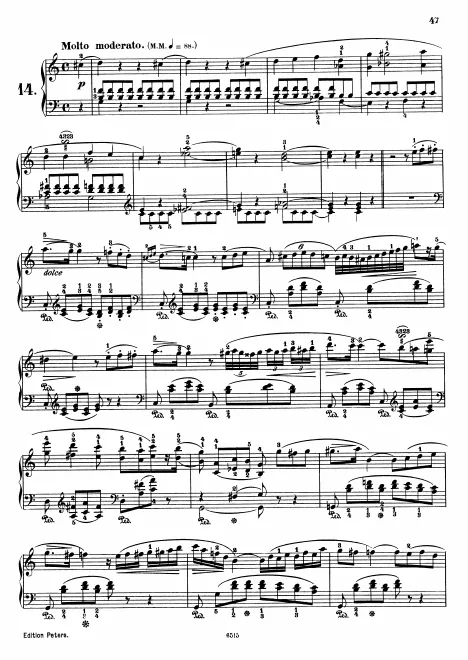 First page of Nocturne in C major