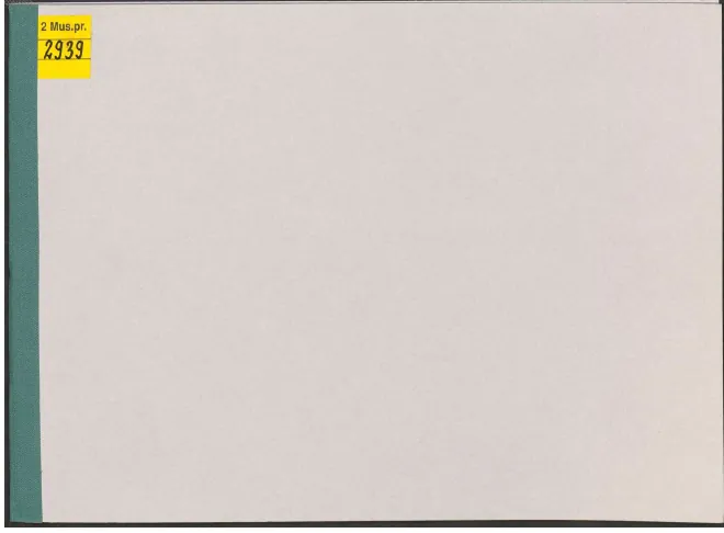 First page of 5 Deutsche Lieder
