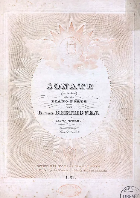 First page of Piano Sonata No.28