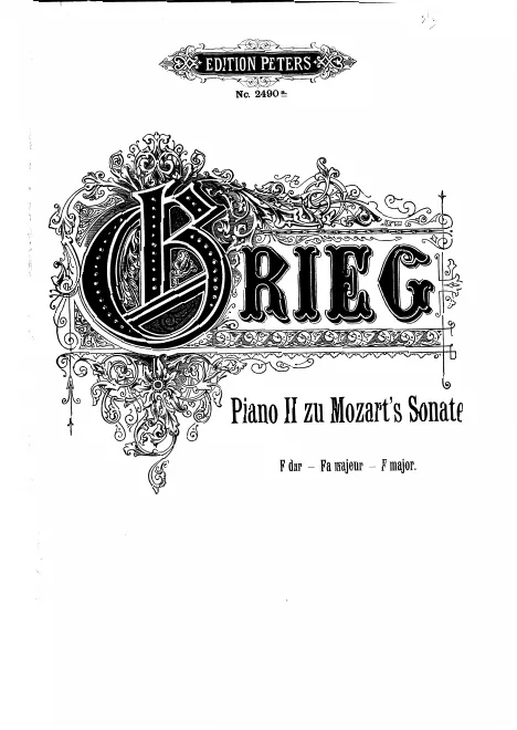 First page of Piano Sonata No.15