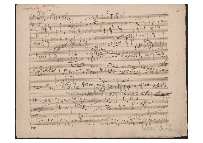 First page of Symphony No.10 in D, D.936a