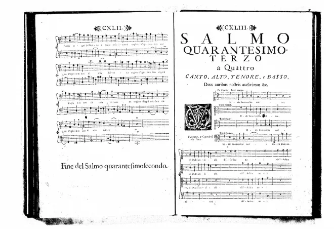 First page of Udir le orecchie nostre
