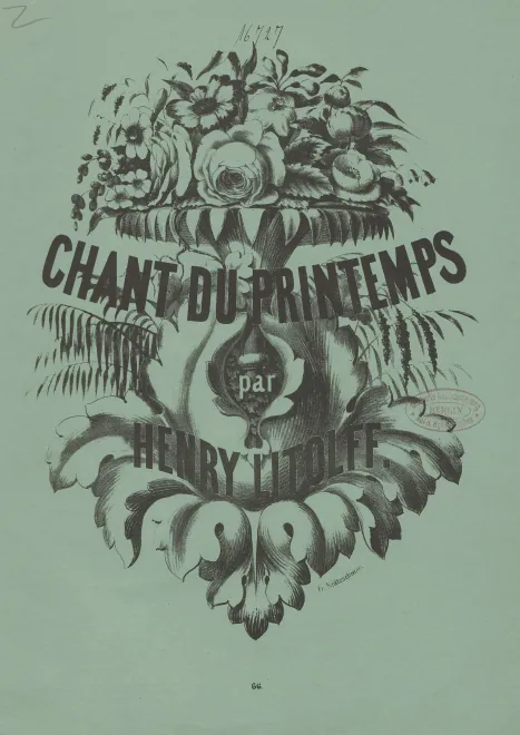 First page of Chant du printemps