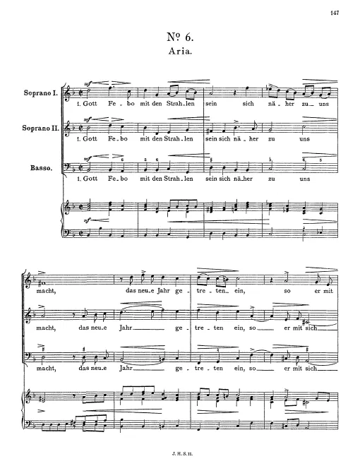 First page of Gott Febo mit den Strahlen sein