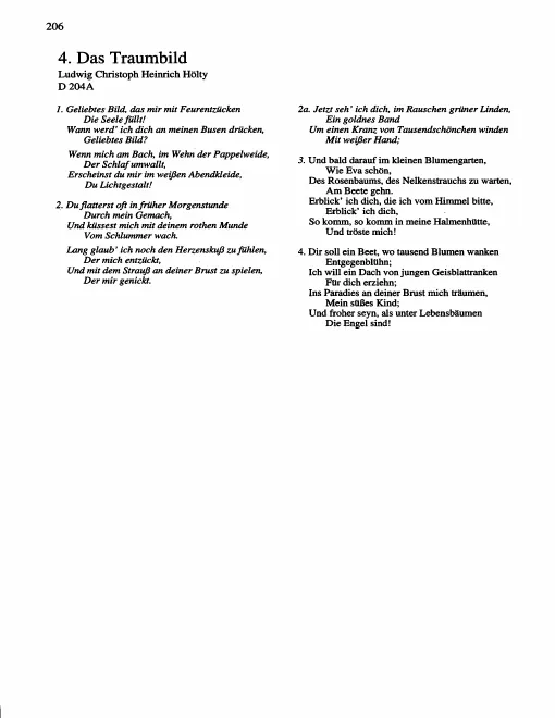 First page of Das Traumbild