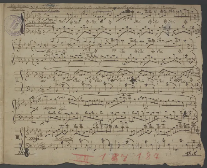First page of Valses ou Exercices