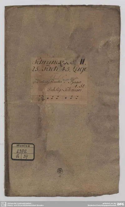 First page of Sonata à 4