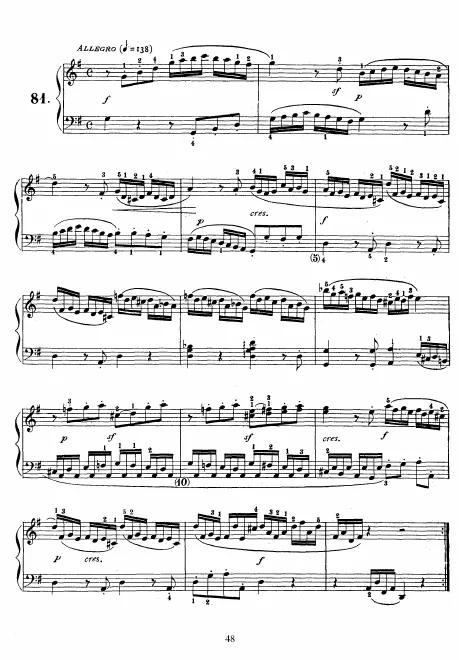 First page of Keyboard Sonata in G major