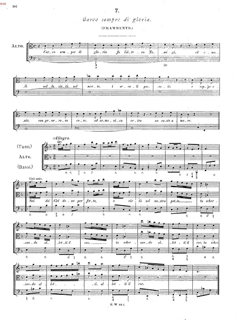First page of Carco sempre di gloria